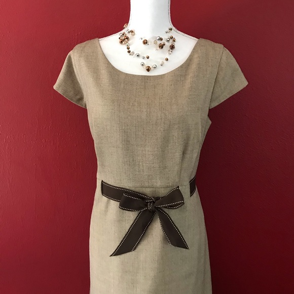 Gently worn Brown Studio I Dress Sz. 16 - Picture 8 of 12